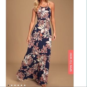 Floral Maxi Strappy Dress